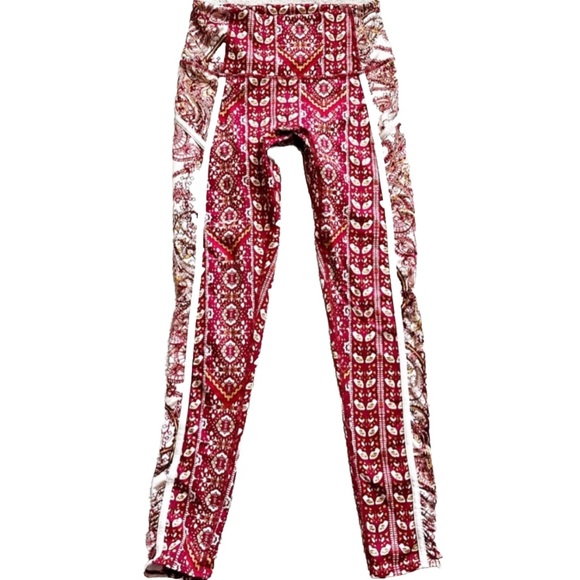 FP Movement by Free People Pants - FREE PEOPLE MOVEMENT You're A Peach Floral Print Legging XS Boho Cottagecore